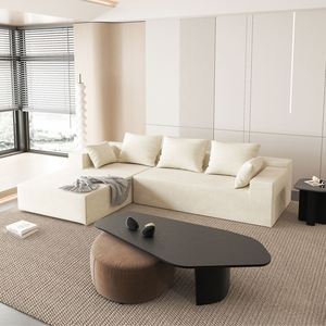 طقم أرائك منزلية حديث النمط مقسم على شكل حرف L لغرفة المعيشة - Product Image 5
