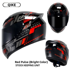 Casque de moto Qike ABS unisexe, design intégral. Certifié 3C. Sécurité hivernale et conduite toutes saisons. Protection personnalisée - Product Image 4