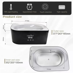 Máquina para Derretir Cera de 4L, Calentador de Cera para Terapia de Belleza con Revestimiento Interior de Aluminio para el Cuidado de Manos y Pies - Product Image 4