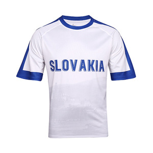 Camisetas y Uniformes de Fútbol para la Selección de Fútbol de <span class=keywords><strong>Eslovaquia</strong></span> - Uniformes de Fútbol 100% Poliéster Hechos en China - Product Image 5