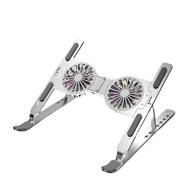 Ergonomic Portable Height Adjustable Desktop Foldable Aluminum Laptop Stand