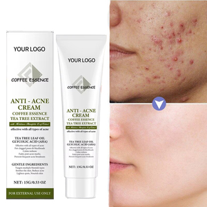 Nhanh Chóng Hiệu Quả Mặt Chăm Sóc Chống Đốm Cà Phê Tinh Chất Cây Trà Sửa Chữa Loại Bỏ Mụn Trứng Cá Gel Kem - Product Image 1