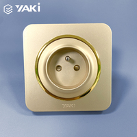 YAKI haute qualité 16A panneau de prise européenne 86 prise universelle interrupteur mural électrique et prise