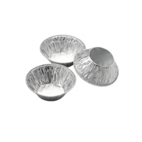 Moule à tartelette jetable en aluminium, mini-cupcake en aluminium, ramequin pour tarte aux œufs, pudding, gâteau, utilisation en friteuse Y43