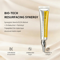 Crème Contour des Yeux au Rétinol Anti-rides Raffermissante Faible Irritation Bakuchiol Peptide Renouvelant Pot 15g OEM Marque Privée Tous Types de Peau