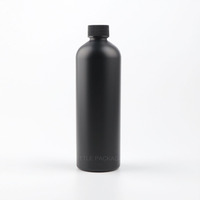 Bouteille de nettoyage de voiture vide de 16 oz 500ml en HDPE bouteille de savon liquide chimique avec bouchon