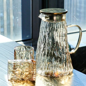 Luxury High Level One Kettle With 6 Cups Living Room Juice Glass Jug Glass Water Pitcher <strong>Teapot</strong> Kettles <strong>Set</strong> - Product Image 6