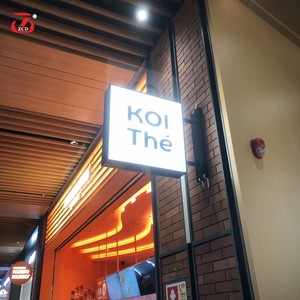 Tùy chỉnh 3D <span class=keywords><strong>LED</strong></span> lightbox biển quảng cáo với hai mặt hiển thị trong nhà ngoài trời thương mại biển với khung nhôm - Product Image 5