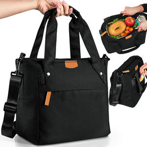 Bolsa Térmica Azul Impermeável e Resistente a Manchas para Almoço, Bolsa de Armazenamento Portátil Leve com Fecho de Zíper - Product Image 3