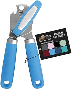 מכירה חמה 3 ב-1 רב תכליתי נירוסטה פותחן קופסאות בקבוקים ידני עם פותחן צנצנות מתכוונן ABS + ידית TPR לשימוש מטבח - Product Image 2