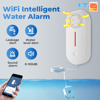 Tuya Smart Wifi Capteur de fuite d'eau Alerte d'inondation App Alarme sonore pour Smart Home Smart Life Detector