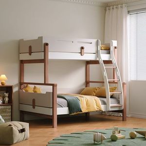 Nouvelle Arrivée : <span class=keywords><strong>Lit</strong></span> Superposé Moderne avec Cadre et Sommier à Roulettes, Idéal pour Adultes, Adolescents, Garçons et Filles - Product Image 5