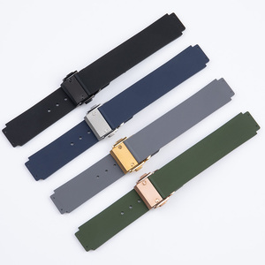 <span class=keywords><strong>Correa</strong></span> de <span class=keywords><strong>Reloj</strong></span> de Fluororubber con Logotipo Personalizado, Compatible con <span class=keywords><strong>Hublot</strong></span> CLASSIC FUSION 38 Dial 565 561 18.5*15*18mm - Product Image 2