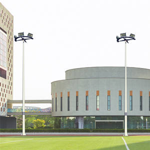 Poste de iluminación de acero galvanizado en caliente de mástil alto para estadio y calle Torre de luz de 10m-40m Variedad de tamaños versátiles - Product Image 3