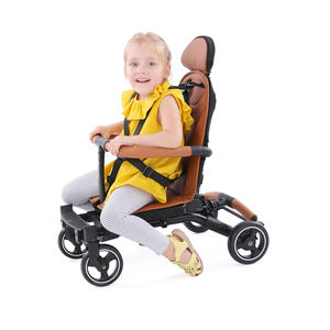 Cochecito de Bebé Compacto y Plegable de <span class=keywords><strong>4</strong></span> Ruedas con Diseño de Cabina, Sistema de Viaje que <span class=keywords><strong>Cumple</strong></span> con las Normas EN ASTM de Australia para Bebés de 6 Meses a 3 Años - Product Image 5