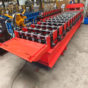 Farbe Stahl Metall Hoson Car Box Container Platte Wand platte Blech Rollen form maschine Car Board Making <span class=keywords><strong>Machine</strong></span> Preis - Product Image 6