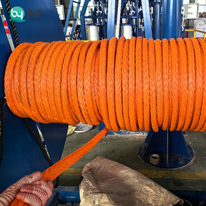 Cordes marines synthétiques en UHMWPE 100% en gros, 30 mm, 34 mm, 42 mm, corde en UHMWPE à <span class=keywords><strong>12</strong></span> brins pour l'amarrage maritime et offshore - Product Image 4