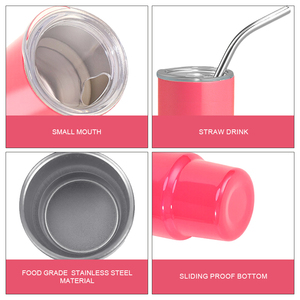 Verre à shot en acier inoxydable à double paroi avec paille, personnalisable avec logo, réutilisable, écologique, pour promotion, mini 3oz 5oz 7oz, pour <span class=keywords><strong>Tequila</strong></span> - Product Image 3