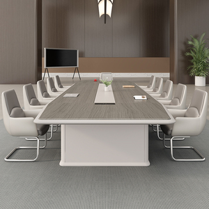 Nhà máy cung cấp đồ nội thất Hiện Đại Văn phòng hội nghị bảng dải cho 10-12 người đàm phán phòng họp bảng - Product Image 4