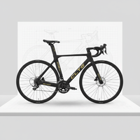 L-TWOO RX12 – Vélo de course aérodynamique en fibre de carbone, vente directe usine, 700C, freins à disque hydrauliques Shimano 105/24S, 22 vitesses, léger