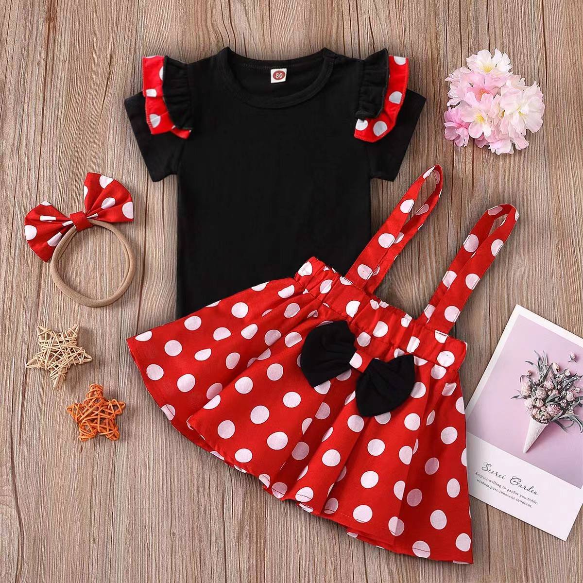 Baby Girl Vestidos Para Fiesta De Minnie Mouse 1, 2, 3, Años
