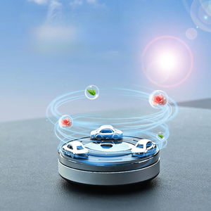 Diffuseur de parfum solaire pour voiture, désodorisant en verre, diffuseur d'huiles essentielles solides, clip de ventilation, décoration d'intérieur - Product Image 1