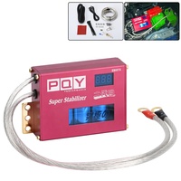 Régulateur de tension universel pour moteur, amplificateur de puissance turbo, stabilisateur de tension ECU, contrôleur de tension avec affichage LED QTS02