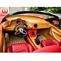 Jet ski électrique, bateau à grande vitesse, embarcation nautique 5 places, voiture de sport nautique de luxe.