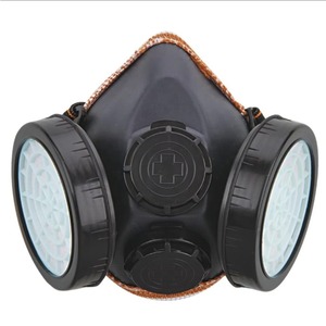 CITICITY Reusable Chemical Respirator with Double Filters Anti-Dust Protection Silicone Half <b>Face</b> Mask and Adjustable Nose Clip - Product Image 6