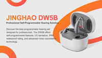 Aide auditive numérique programmable de qualité médicale JINGHAO Canal pour perte auditive sévère et profonde, dispositif étanche à haute performance