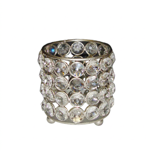 Bougeoir T-Light en cristal intégré pour décoration de bureau et de comptoir Diamond Handmade T Light pour centre de table de mariage - Product Image 1