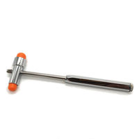 Marteau de diagnostic multifonctionnel en métal avec brosse, aiguille et règle pour examen neurologique sensoriel complet