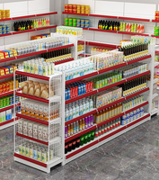 Vente en gros d'usine chinoise de produits Topranking de bonne qualité Étagères de gondole de supermarché Étagères de supermarché Étagères d'épicerie