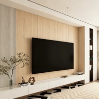 Meuble TV léger à succès en usine avec un grand espace de rangement, style moderne, en bois, pour salon, pour usage hôtelier