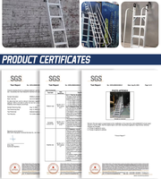 Plateforme de travail industrielle mobile en aluminium avec escalier, garde-corps complet, roulettes verrouillables, capacité de charge de 300 kg, échelle roulante pour entrepôt
