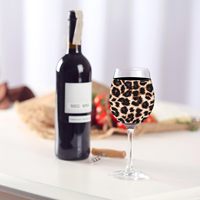 Housse de refroidissement pour verre à vin en néoprène vierge pour sublimation, multicolore, réutilisable, support pour gobelet, pour mariage, fête, logo personnalisé, vente en gros