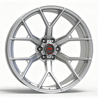 Rines Personalizados SL de 22x12 y 24x14 Pulgadas, Forjados en Plata, 6x139.7, 8X170, 8X180, Cóncavos, para Autos de Pasajeros, para GMC Sierra 1500 2500