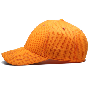 कस्टम उच्च गुणवत्ता लोचदार गोल्फ टोपी 6-पैनल रिक्त सज्जित नारंगी बेसबॉल टोपी - Product Image 3
