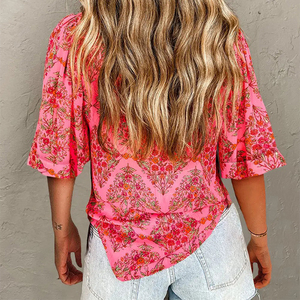 Wholesale Plus Size <strong>Shirts</strong> Print Blouses Streetwear Tops <strong>Women</strong> Spring Button up <strong>Shirt</strong> Long Sleeve Digital Print <strong>Hawaiian</strong> <strong>Shirt</strong> - Product Image 2