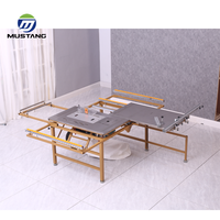 Scie à panneaux de précision Mustang MT100, petite scie à table coulissante pour le bois, scie circulaire portable pour le travail du bois et la fabrication de meubles