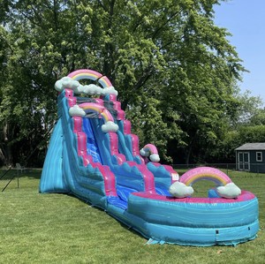 Toboggan gonflable commercial en PVC, grand toboggan aquatique gonflable pour adultes, toboggans de <span class=keywords><strong>piscine</strong></span> pour enfants et adultes - Product Image 2