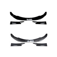 Kit de esquina de divisor de alerón de labio delantero para BMW 1 Series F20 F21 2012-2014 Early M Sport Actualización de cuerpo de parachoques delantero de fibra de carbono