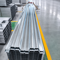 Plancher en acier galvanisé ondulé de type ouvert YX76 344 688 |   Planches de terrasse pour la construction de mezzanines d'usines
