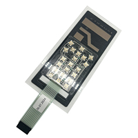 Clavier à membrane intégré pour interface homme-machine, superposition personnalisée pour appareil d'automatisation