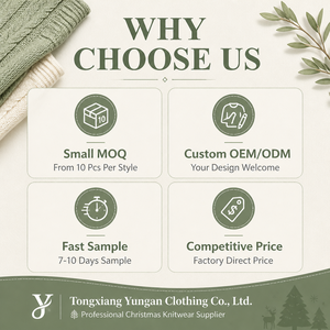 Custom OEM Men Fleece Lined Christmas Ins Style Crew Neck <strong>Knit</strong> Sweater Thick Warm Winter Holiday - Product Image 6