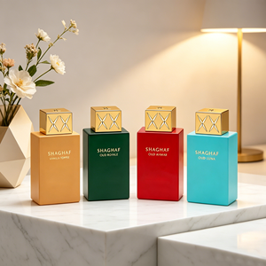 Parfum unisexe arabe SVViss Arabian Shaghaf Oud Ahmar du Moyen-Orient, notes de cerise, bergamote, <span class=keywords><strong>iris</strong></span> et ébène, très populaire à l'international - Product Image 1