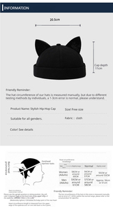 Neuer vielseitiger Katzenohren-Hut (Gedämpfter Katzenohren-Brot-Hut), Guapi-Hut, Eagleless Dome Yappy-Hut, Fashion Land Owner Hat - Product Image 3