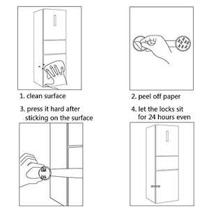 <span class=keywords><strong>La</strong></span> sangle en plastique <span class=keywords><strong>de</strong></span> vente chaude verrouille le dispositif <span class=keywords><strong>de</strong></span> sécurité <span class=keywords><strong>de</strong></span> bébé pour protéger les enfants des tiroirs d'armoire <span class=keywords><strong>de</strong></span> réfrigérateur - Product Image 4