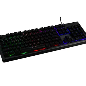 מקורי RGB מקלדת קלאסי Wired חדש מכאני יד משחקי USB שחור מקלדת למחשב שולחני מחשב נייד מחשב