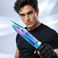 Karambit Lipat Multifungsi Portabel, Dapat Disesuaikan, Tidak Tajam, Untuk Berburu, Latihan, Aktivitas Luar Ruangan, Grosir Pabrik, Penjualan Langsung